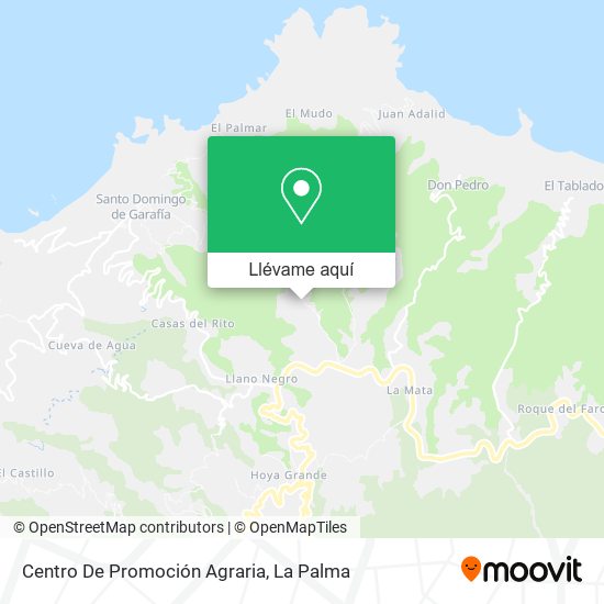 Mapa Centro De Promoción Agraria