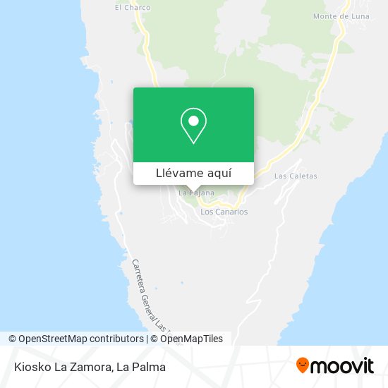 Mapa Kiosko La Zamora
