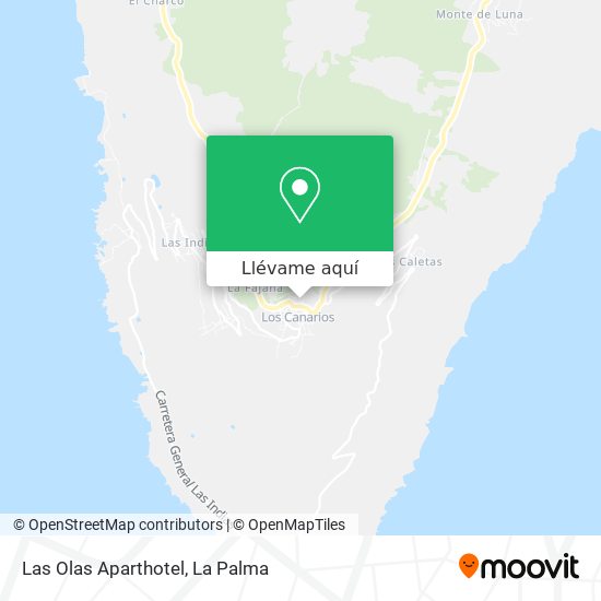 Mapa Las Olas Aparthotel