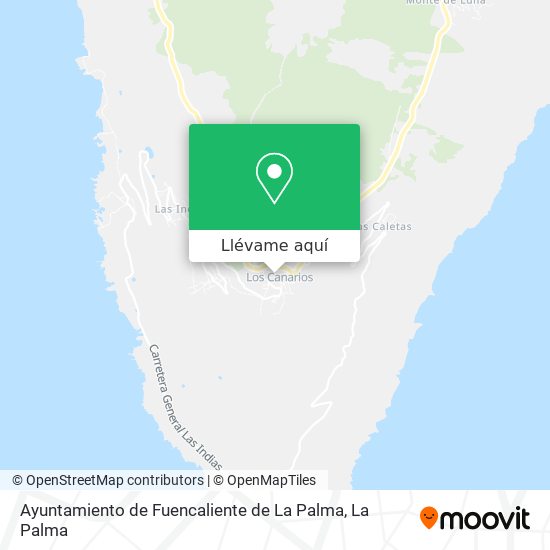 Mapa Ayuntamiento de Fuencaliente de La Palma