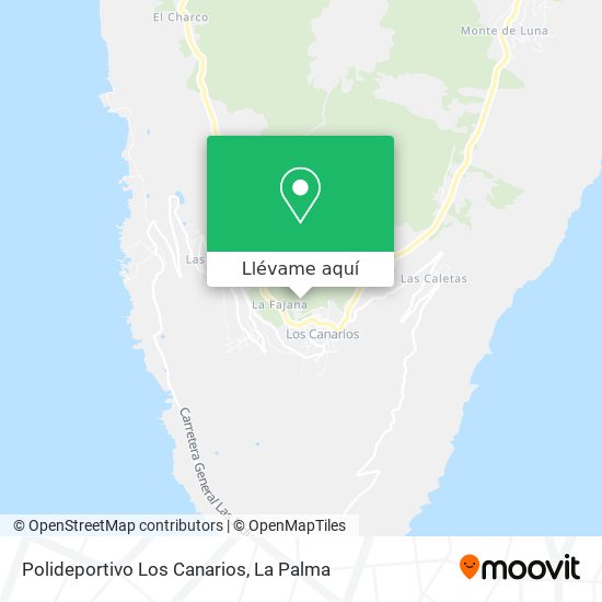 Mapa Polideportivo Los Canarios