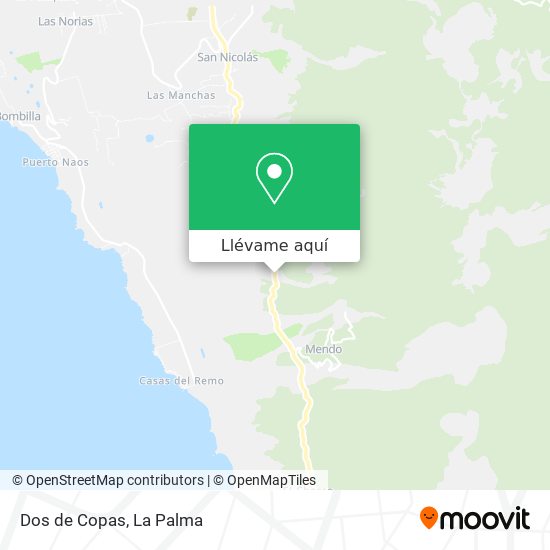 Mapa Dos de Copas