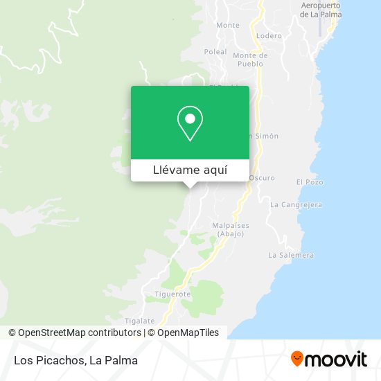 Mapa Los Picachos