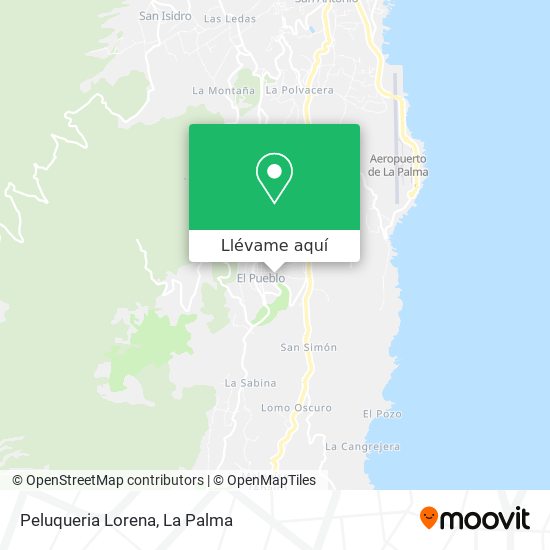 Mapa Peluqueria Lorena