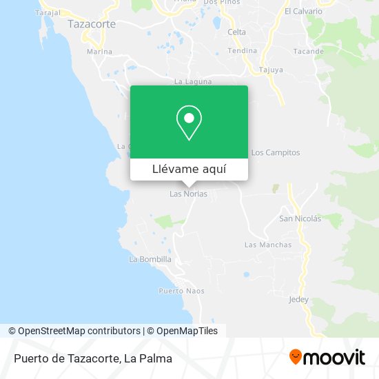 Mapa Puerto de Tazacorte