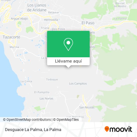 Mapa Desguace La Palma