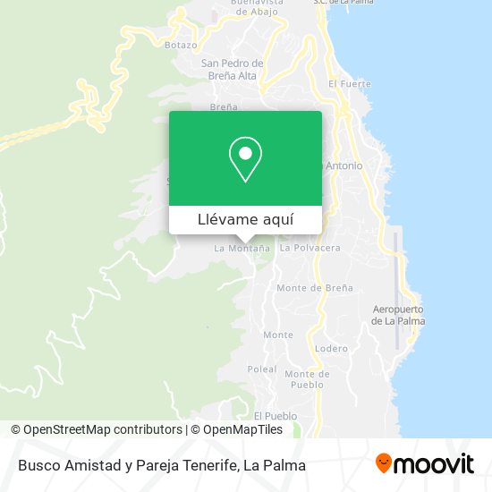 Mapa Busco Amistad y Pareja Tenerife