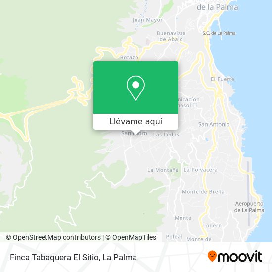 Mapa Finca Tabaquera El Sitio
