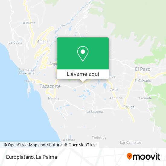 Mapa Europlatano