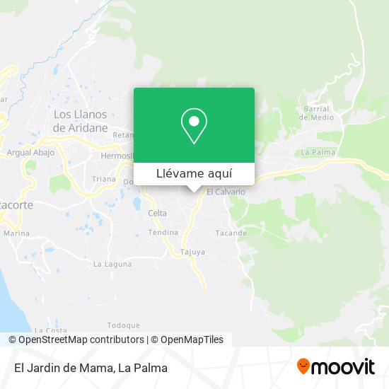 Mapa El Jardin de Mama
