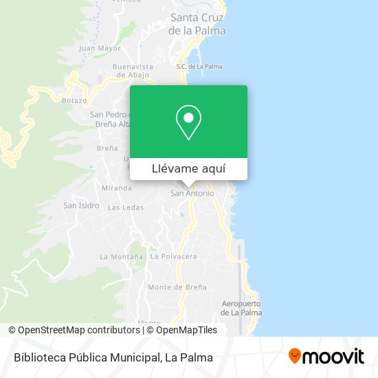 Mapa Biblioteca Pública Municipal
