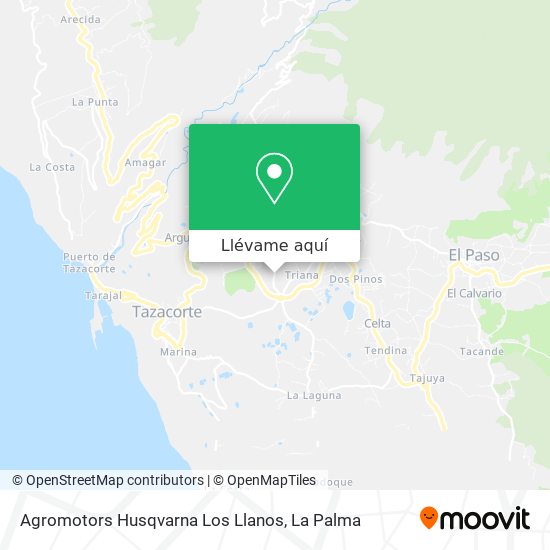 Mapa Agromotors Husqvarna Los Llanos