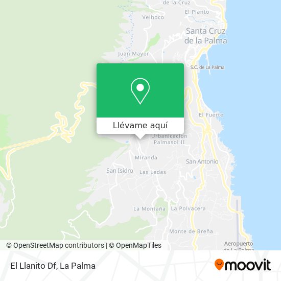 Mapa El Llanito Df