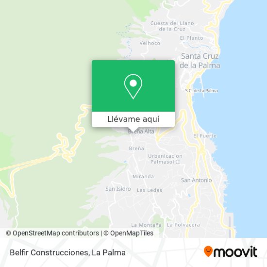 Mapa Belfir Construcciones