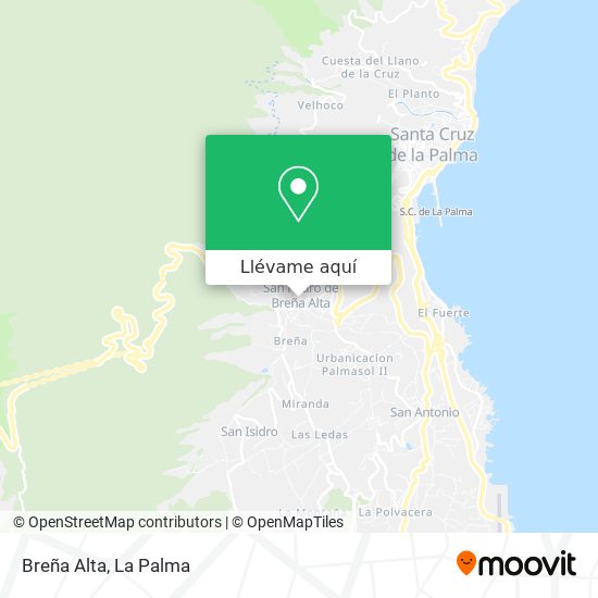 Mapa Breña Alta