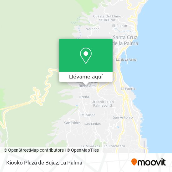 Mapa Kiosko Plaza de Bujaz