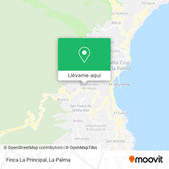 Mapa Finca La Principal