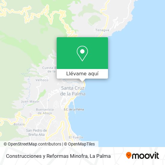 Mapa Construcciones y Reformas Minofra