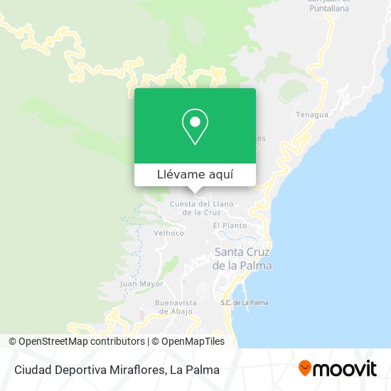 Mapa Ciudad Deportiva Miraflores