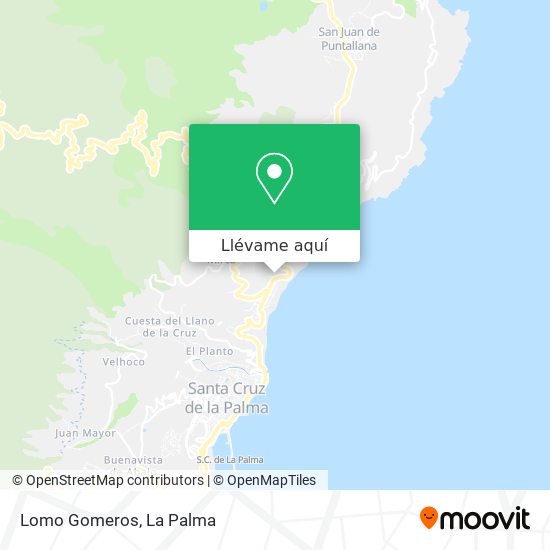 Mapa Lomo Gomeros