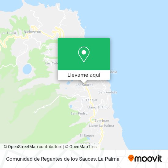 Mapa Comunidad de Regantes de los Sauces