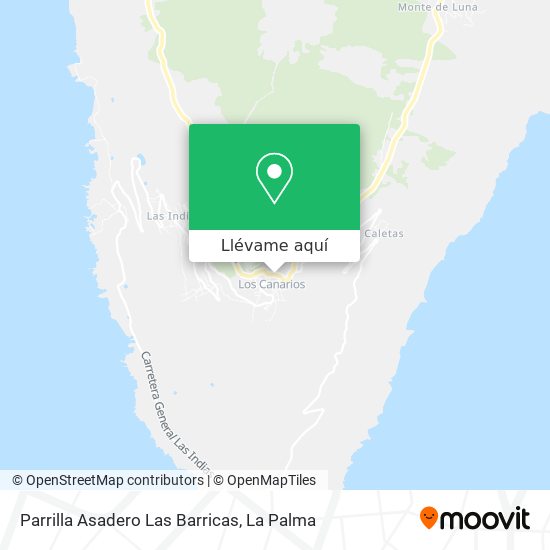 Mapa Parrilla Asadero Las Barricas