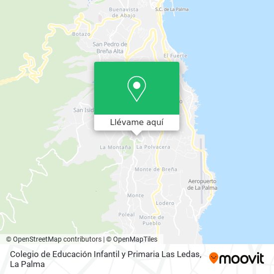 Mapa Colegio de Educación Infantil y Primaria Las Ledas