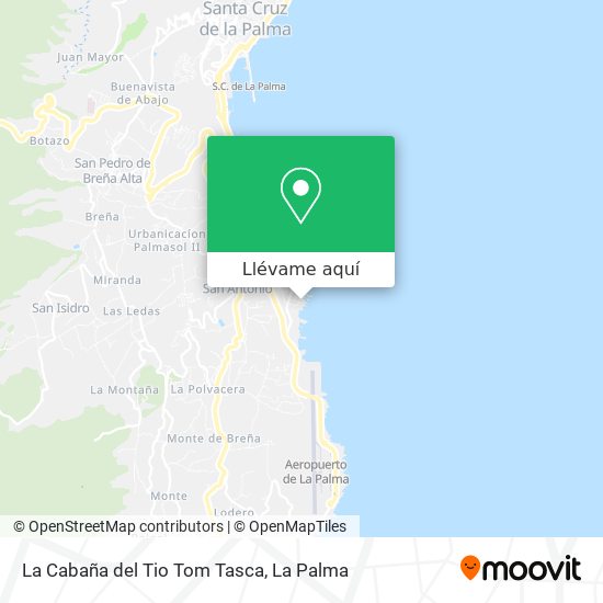 Mapa La Cabaña del Tio Tom Tasca
