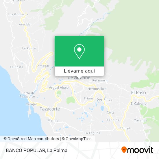 Mapa BANCO POPULAR