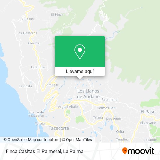 Mapa Finca Casitas El Palmeral