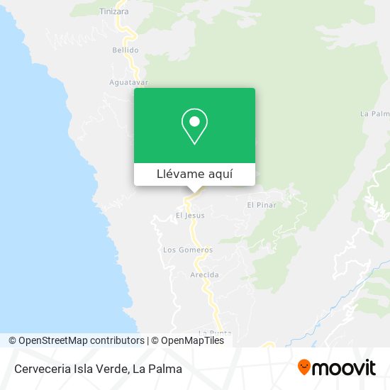 Mapa Cerveceria Isla Verde