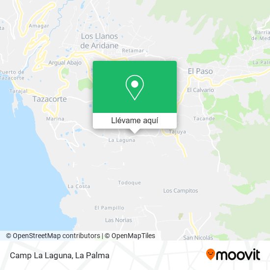 Mapa Camp La Laguna