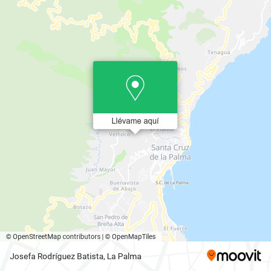 Mapa Josefa Rodríguez Batista