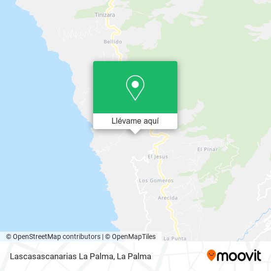 Mapa Lascasascanarias La Palma