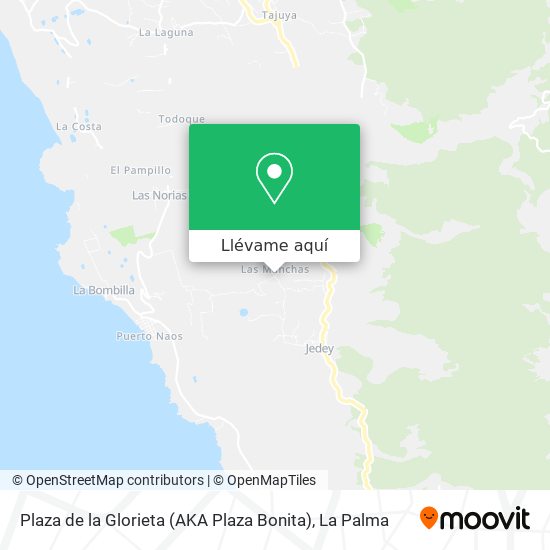 Mapa Plaza de la Glorieta (AKA Plaza Bonita)
