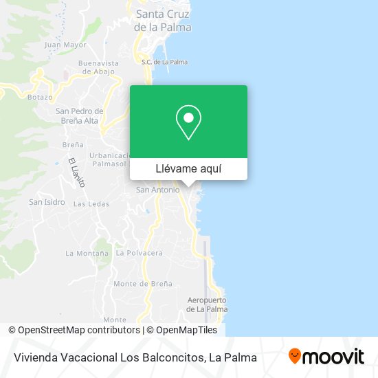 Mapa Vivienda Vacacional Los Balconcitos