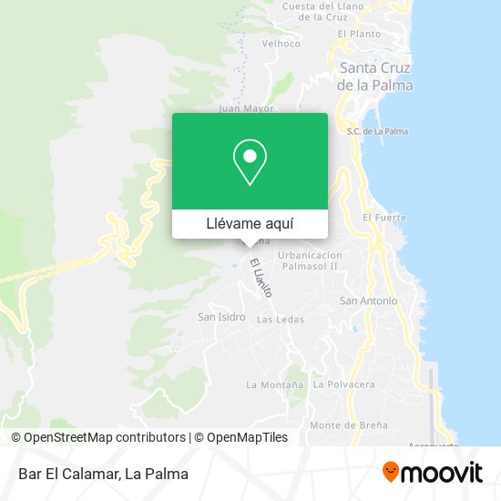Mapa Bar El Calamar