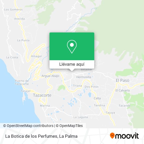 Mapa La Botica de los Perfumes