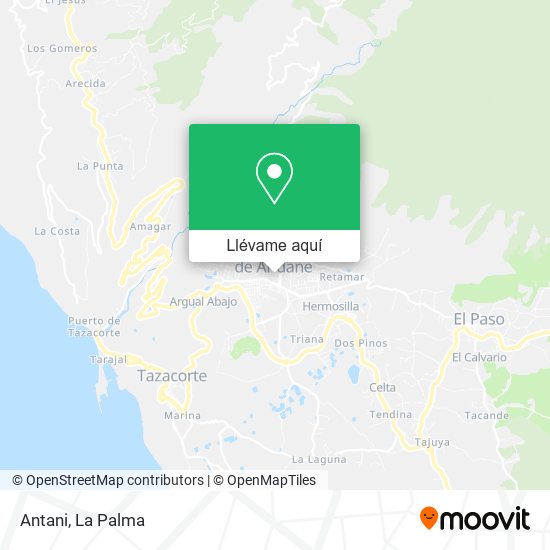 Mapa Antani