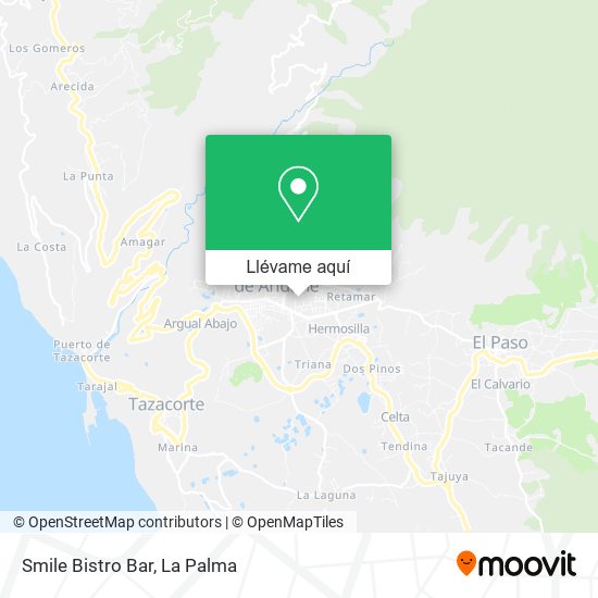 Mapa Smile Bistro Bar