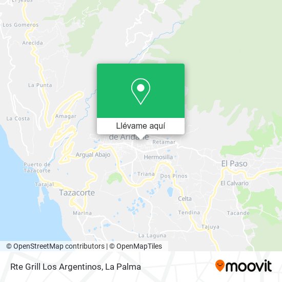 Mapa Rte Grill Los Argentinos