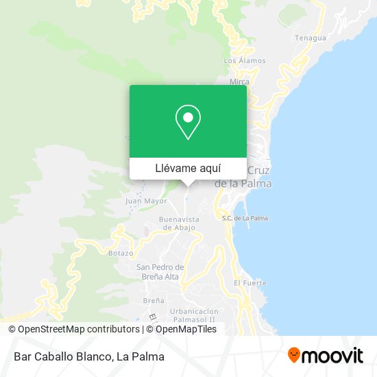 Mapa Bar Caballo Blanco