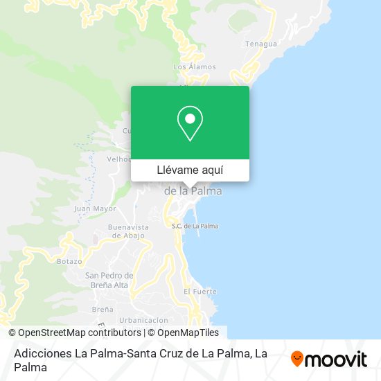 Mapa Adicciones La Palma-Santa Cruz de La Palma