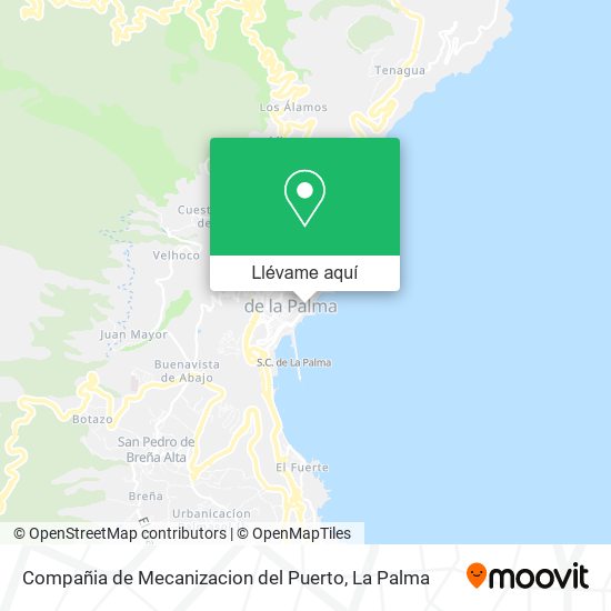 Mapa Compañia de Mecanizacion del Puerto
