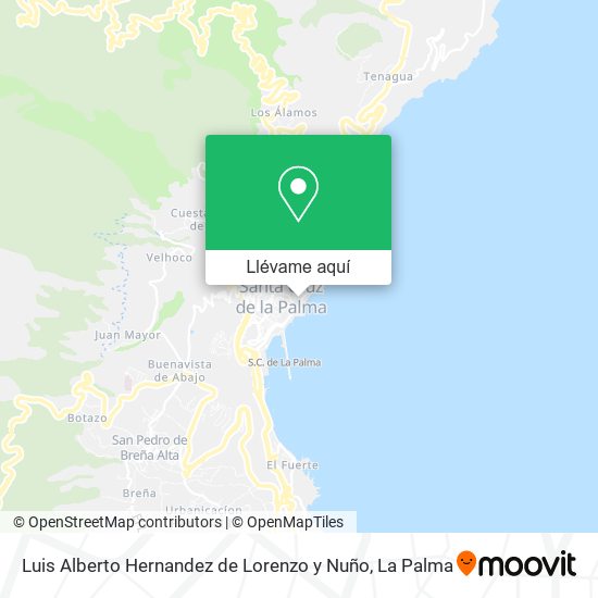 Mapa Luis Alberto Hernandez de Lorenzo y Nuño