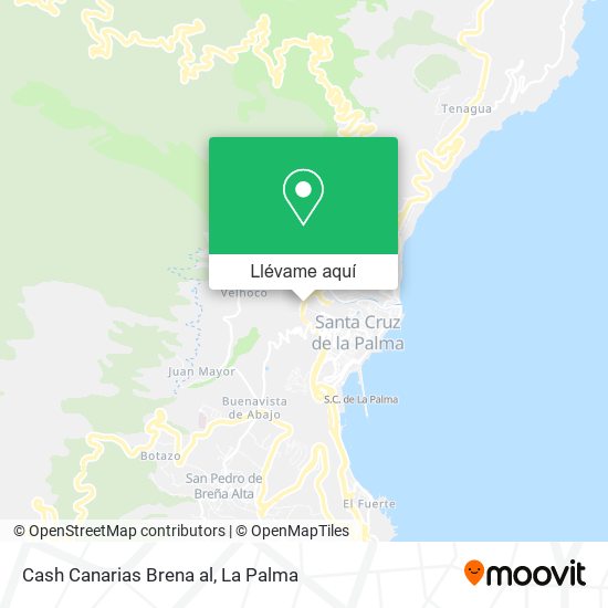 Mapa Cash Canarias Brena al