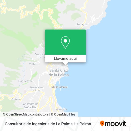 Mapa Consultoria de Ingenieria de La Palma