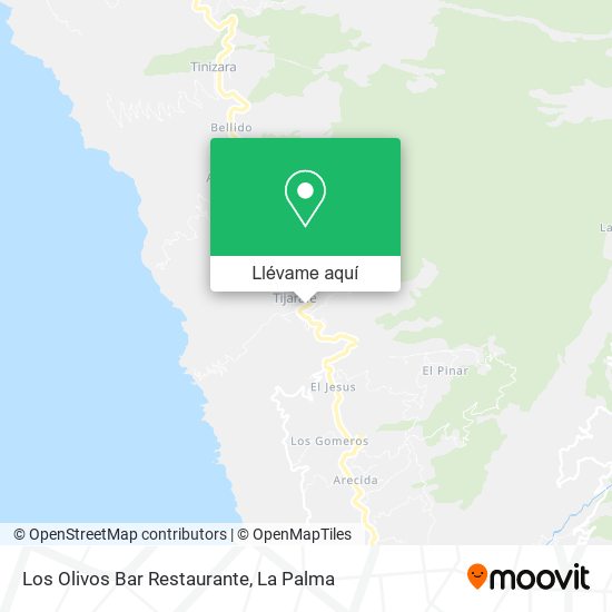 Mapa Los Olivos Bar Restaurante