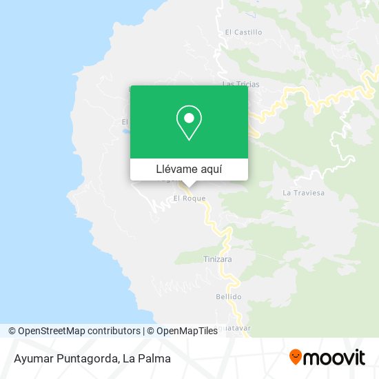 Mapa Ayumar Puntagorda