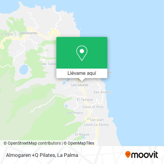Mapa Almogaren +Q Pilates